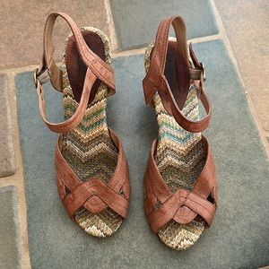 Miz Mooz Wilma - Brown Leather Heels